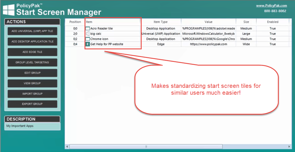 Start Screen Manager for Windows 10