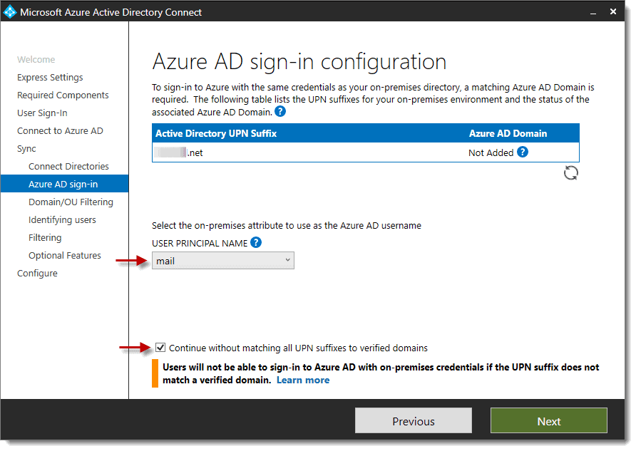 Azure AD Sign in Confirmation