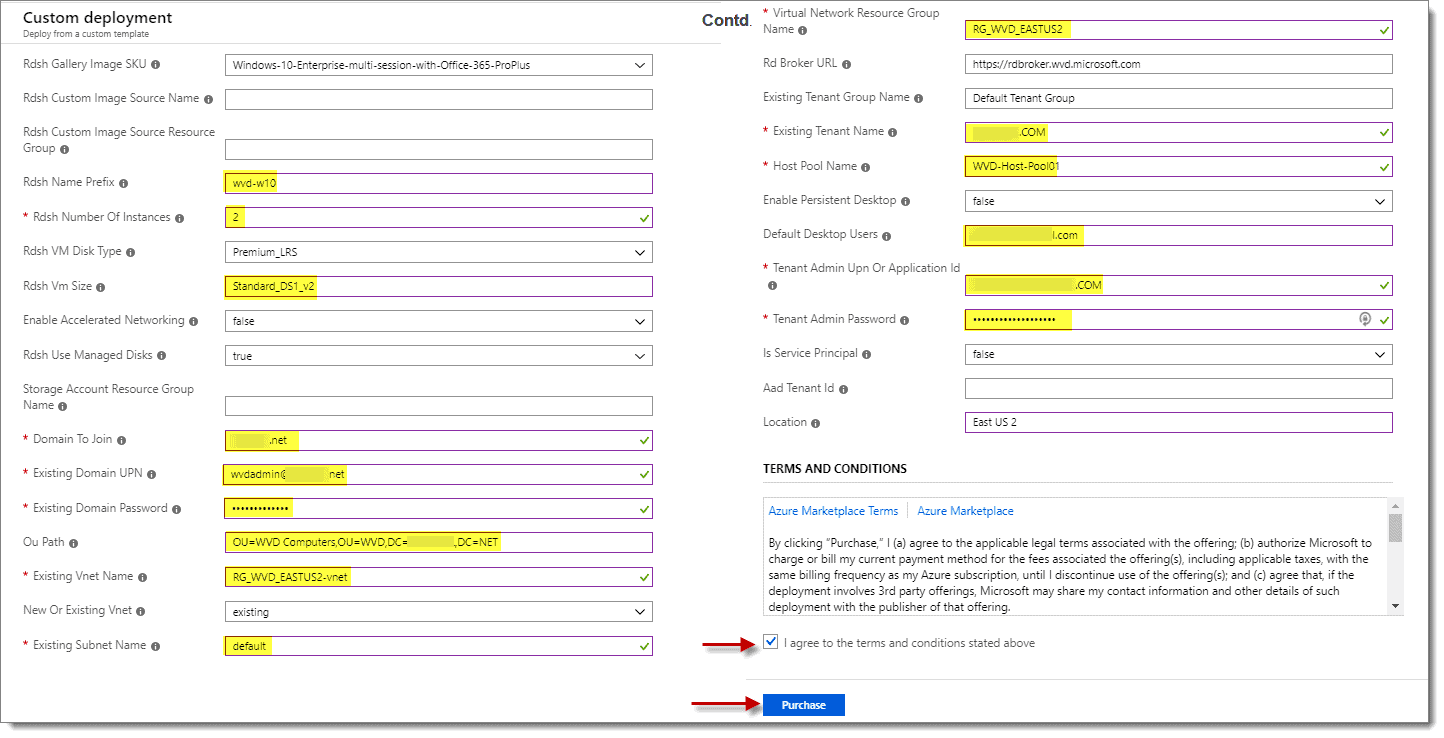 Custom Deplpoyment Options