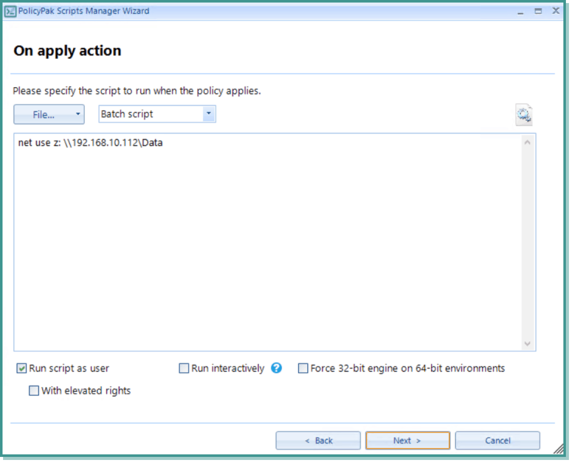 Apply Desktop automation action