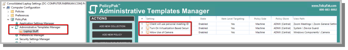 policypak administrative templates manager