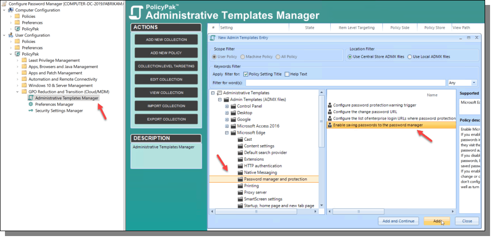 PolicyPak Administrative Templates Manager